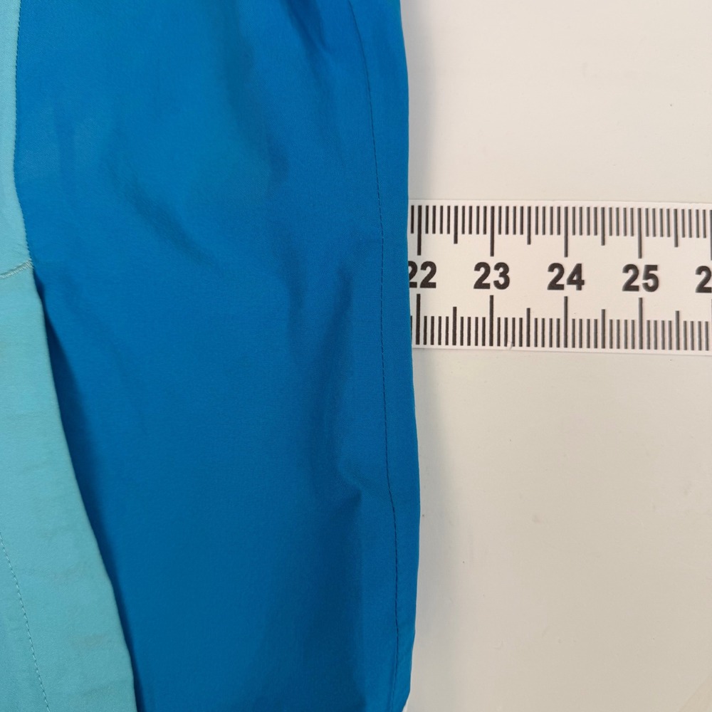 The North Face Girls S Hyvent Tri-Climate Jacket Aqua Blue White Full Zip Hooded - Picture 12 of 14